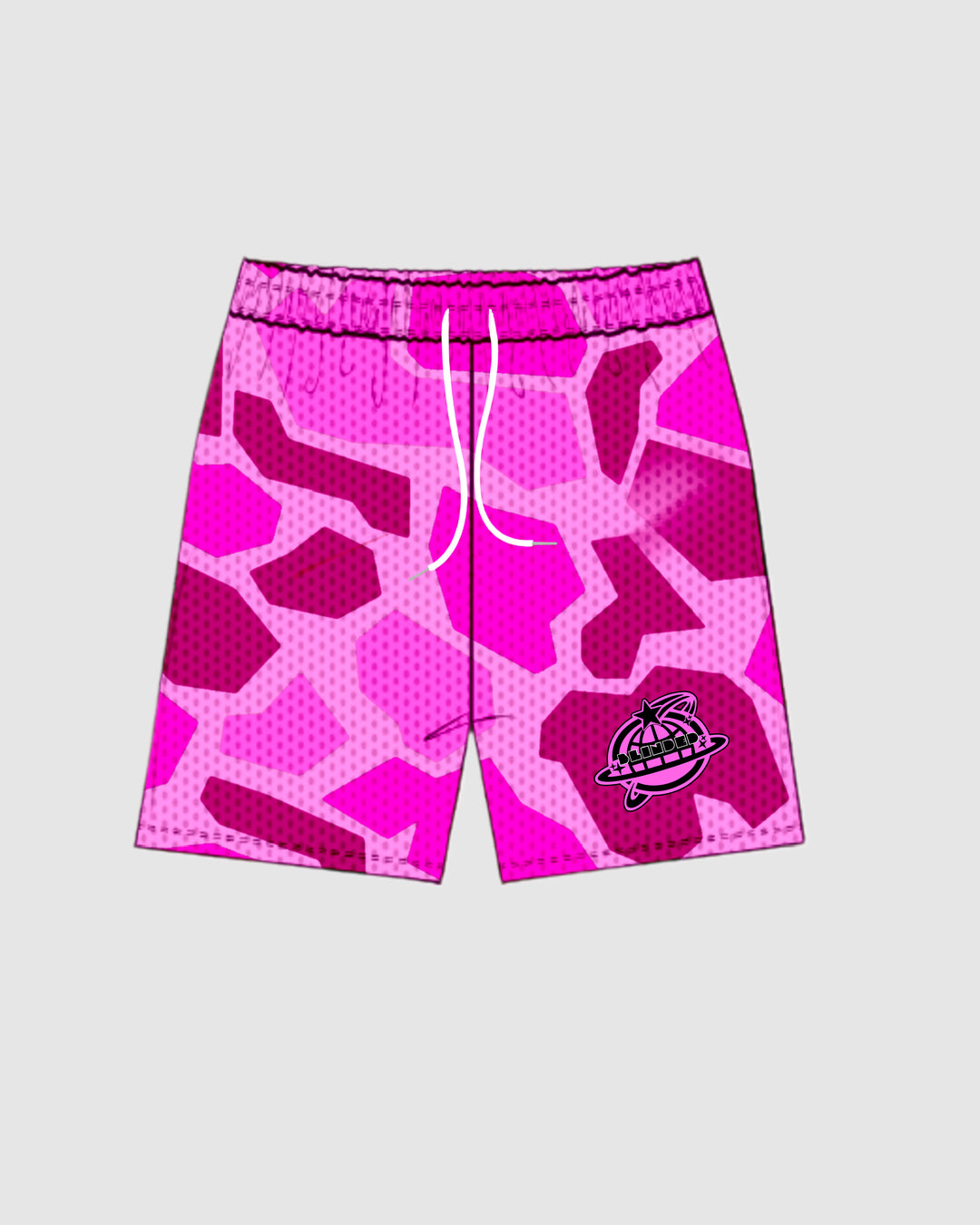 BLINDED PINK CAMO SHORTS