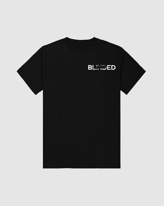 BLACK "BLINDED COLLECTIONS" TEE